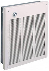 Marley - 240, 208 Volt, 2,000, 1,500 Watt, 8.3, 7.2 Amps, 100 CFM, 6,826/5,120 BTU, Fan Forced Wall Heater - 15-3/4 Wide x 1-3/8 Deep x 19-1/8 High - Americas Industrial Supply