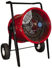 Marley - 102,360 Max BTU Rating, Portable Unit Heater - 36.3 Amps, 480 Volts, 21" Wide x 34" High - Americas Industrial Supply