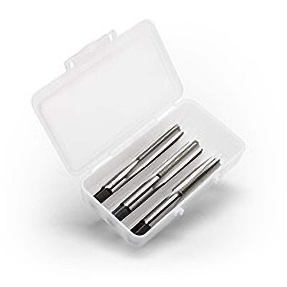 Titan USA - Tap Sets; Thread Size: #0-80 ; Number of Flutes: 2 ; Chamfer: Bottoming; Plug; Taper ; Material: High Speed Steel ; Finish/Coating: Uncoated ; Thread Direction: Right Hand - Exact Industrial Supply