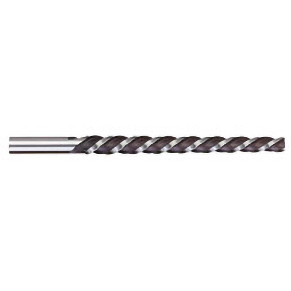 Titan USA - Taper Pin Reamers; Taper Pin Size (Number): #12 (Wire); Small End Diameter (Decimal Inch): 0.8420 ; Reamer Diameter (Decimal Inch): 1.0500 ; Flute Type: Helical ; Shank Type: Straight ; Overall Length (Inch): 13-7/8 - Exact Industrial Supply