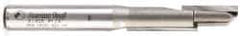 Amana Tool - 1/2" Diam, 1/2" Shank Diam, 2" Length of Cut, 2 Flute Straight Plunge Router Bit - 4-1/4" Overall Length, Carbide Tipped - Americas Industrial Supply