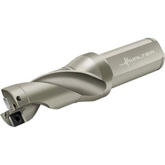 Walter - 43mm Max Drill Depth, 2xD, 21.5mm Diam, Indexable Insert Drill - 2 Inserts, 25mm Shank Diam, Flange Shank - Americas Industrial Supply