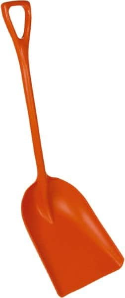 Remco - 17-1/8" High Square Plastic Shovel - 27" Long D-Grip Handle - Americas Industrial Supply