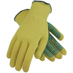 ‎08-K300PD/S Gloves w/Kevlar Brand - 100% Kevlar - 7 Gauge - M. Wgt - ANSI2 - Dots 1 Side - Exact Industrial Supply