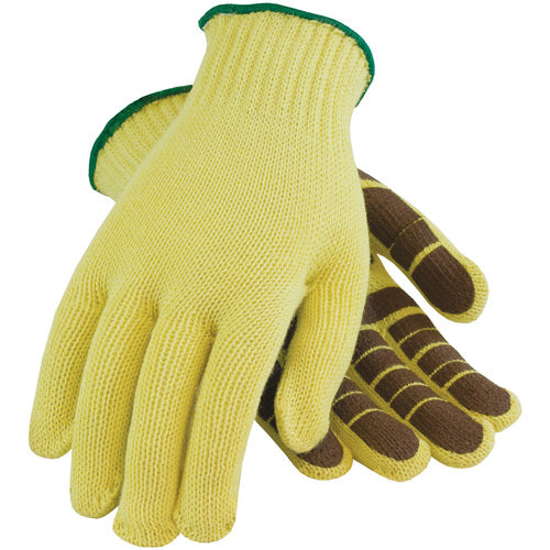 ‎08-K300PS/L Gloves w/Kevlar Brand - 100% Kevlar - 7 Gauge - M. Wgt - ANSI2 - Dots 1 Side - Exact Industrial Supply