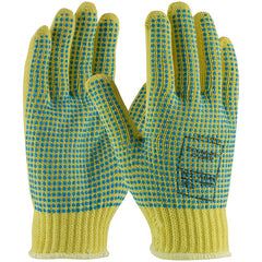 ‎08-K350PDD/M Gloves w/Kevlar Brand - 100% Kevlar - 7 Gg - M. Wgt - ANSI2 Dots 2 Sides/Extended Cuff - Exact Industrial Supply