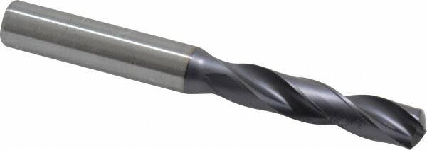 Kennametal - 8.8011mm 140° Spiral Flute Solid Carbide Screw Machine Drill Bit - Americas Industrial Supply