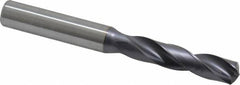 Kennametal - 8.8011mm 140° Spiral Flute Solid Carbide Screw Machine Drill Bit - Americas Industrial Supply