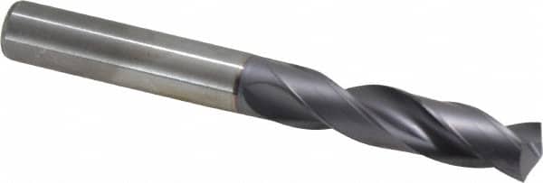 Kennametal - 9.79932mm 140° Spiral Flute Solid Carbide Screw Machine Drill Bit - Americas Industrial Supply