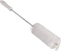 Vikan - 2" Diam Polyester Valve Brush - 19-5/8" OAL, 5-15/16" Head Length, Polypropylene & Stainless Steel Handle - Americas Industrial Supply