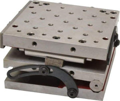 Suburban Tool - 6" Long x 6" Wide x 3-1/8" High, Compound Precision Steel Sine Plate - Square to within 0.0002", 0.0002 (C1), 0.0002 (C2)" Tolerance, 1/4-20 Hole - Americas Industrial Supply