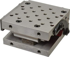 Suburban Tool - 4" Long x 4" Wide x 2" High, Precision Steel Sine Plate - Square to within 0.0002", 0.0002" Tolerance, 3/8-16 Hole - Americas Industrial Supply