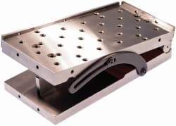 Suburban Tool - 12" Long x 6" Wide x 4-3/16" High, Compound Precision Steel Sine Plate - Square to within 0.0003", 0.0002 (C1), 0.0002 (C2)" Tolerance, 3/8-16 Hole - Americas Industrial Supply