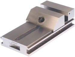 Suburban Tool - 4" Jaw Width, 7" Jaw Opening Capacity, 1-7/16" Jaw Height, Toolmaker's Vise - Flat Jaw, 0.0003" Parallelism, 0.0003" Squareness, 11" OAL x 4" OAW x 3" OAH - Americas Industrial Supply