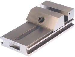 Suburban Tool - 3" Jaw Width, 5" Jaw Opening Capacity, 1-5/16" Jaw Height, Toolmaker's Vise - Flat Jaw, 0.0002" Parallelism, 0.0002" Squareness, 7-1/2" OAL x 3" OAW x 2-5/8" OAH - Americas Industrial Supply