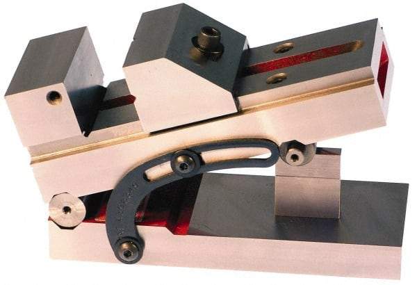 Suburban Tool - 6" Jaw Width x 1-11/16" Jaw Height, 8" Jaw Capacity, Steel, Sine Vise - 12" OAL x 6" Overall Width x 5-1/8" Overall Height, Square to within 0.0003", Parallel to within 0.0003" - Americas Industrial Supply