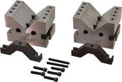 Suburban Tool - 2-7/8" Max Capacity, 90° Angle, Hardened Steel V-Block - 4" Long x 3" Wide x 3" High, Sold as Matched Pair - Americas Industrial Supply