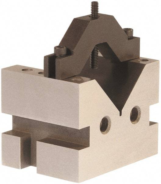 Suburban Tool - 1-5/8" Max Capacity, 90° Angle, Hardened Steel V-Block - 2-1/2" Long x 2-1/2" Wide x 2" High, Sold as Matched Pair - Americas Industrial Supply