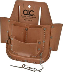 CLC - 6 Pocket General Purpose Holster - Leather, Natural - Americas Industrial Supply