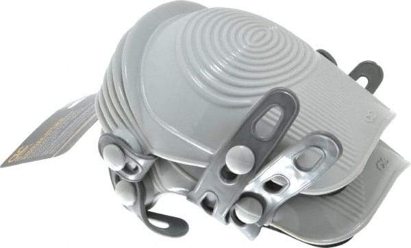 CLC - Size Universal, Button Straps, Hard Protective Cap, Knee Pad - Foam Padding, Gray, Rubber Straps, Rubber & Plastic Cover - Americas Industrial Supply