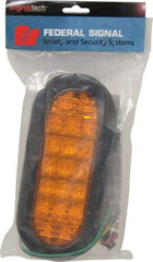 Federal Signal Emergency - Class I Joules, 71 Quad FPM, Grommet Mount Emergency LED Lighting Assembly - Powered by 12 to 24 Volts, Amber - Americas Industrial Supply