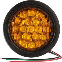 Federal Signal Emergency - 71 FPM, Grommet Mount Emergency Light Assembly - Amber - Americas Industrial Supply