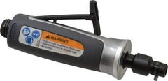 Ingersoll-Rand - 1/4" Collet, Straight Handle, Straight Air Die Grinder - 30,000 RPM, Rear Exhaust, 30 CFM, 0.3 hp, 620 kPa, 1/4 NPT - Americas Industrial Supply