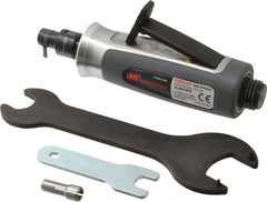 Ingersoll-Rand - 1/4" Collet, Straight Handle, Straight Air Die Grinder - 35,000 RPM, Rear Exhaust, 30 CFM, 0.3 hp, 620 kPa, 1/4 NPT - Americas Industrial Supply