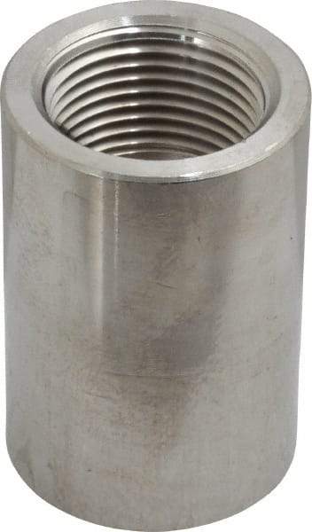 Merit Brass - 3/4" Grade 304/304L Stainless Steel Pipe Coupling - FNPT x FNPT End Connections, 3,000 psi - Americas Industrial Supply