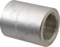 Merit Brass - 1-1/2" Grade 304/304L Stainless Steel Pipe Coupling - FNPT x FNPT End Connections, 3,000 psi - Americas Industrial Supply