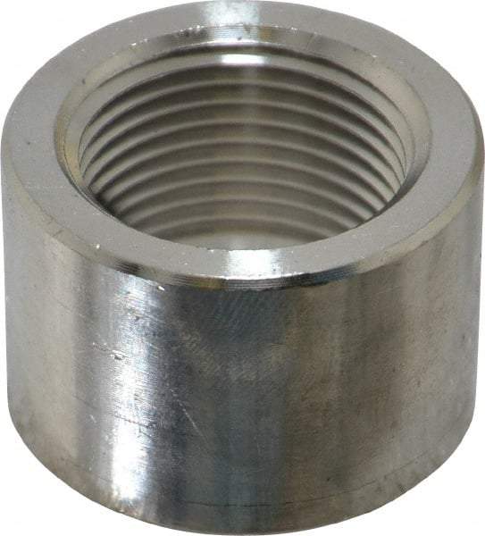 Merit Brass - 1" Grade 304/304L Stainless Steel Pipe Half Coupling - FNPT End Connections, 3,000 psi - Americas Industrial Supply