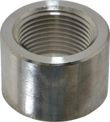 Merit Brass - 1" Grade 304/304L Stainless Steel Pipe Half Coupling - FNPT End Connections, 3,000 psi - Americas Industrial Supply