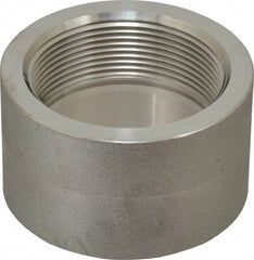 Merit Brass - 2" Grade 304/304L Stainless Steel Pipe Half Coupling - FNPT End Connections, 3,000 psi - Americas Industrial Supply