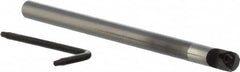 Everede Tool - 0.3" Min Bore Diam, 4" OAL, 1/4" Shank Diam, Indexable Boring Bar - TDA Insert, Screw Holding Method - Americas Industrial Supply