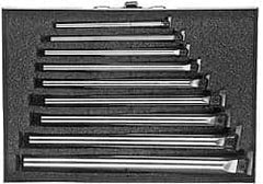 Everede Tool - 3/8" Min Diam Smallest Bar, 1" Min Diam Largest Bar, Alloy Steel Indexable Boring Bar Set - 7, 8-1/4, 9-1/2, 10, 12" Max Bore Depth - Americas Industrial Supply
