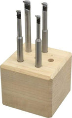 Everede Tool - 7/32" Min Diam Smallest Bar, 3/8" Min Diam Largest Bar, Carbide Indexable Boring Bar Set - 1-7/16, 1-5/8, 1-3/4, 6" Max Bore Depth - Americas Industrial Supply