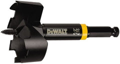 DeWALT - 1-3/8", 7/16" Hex Shank, Bright Finish, Steel Self Feed Drill Bit - Americas Industrial Supply