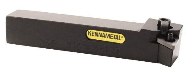 Kennametal - MTFN, Left Hand Cut, 0° Lead Angle, 1" Shank Height x 1" Shank Width, Negative Rake Indexable Turning Toolholder - 6" OAL, TN..43. Insert Compatibility, Series Kenloc - Americas Industrial Supply