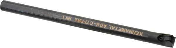 Kennametal - 15.24mm Min Bore Diam, 8" OAL, 1/2" Shank Diam, A-CTFP Indexable Boring Bar - TP.. Insert, Clamp Holding Method - Americas Industrial Supply