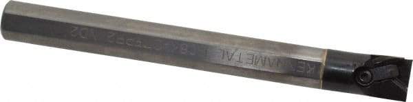 Kennametal - 15.24mm Min Bore Diam, 5" OAL, 1/2" Shank Diam, E-CTFP Indexable Boring Bar - TP.. Insert, Clamp Holding Method - Americas Industrial Supply