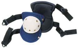 CLC - Size Universal, Buckle Straps, Hard Protective Cap, Knee Pad - Foam Padding, Blue, 2 Straps, Polyester Cover - Americas Industrial Supply