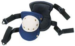 CLC - Size Universal, Buckle Straps, Hard Protective Cap, Knee Pad - Foam Padding, Blue, 2 Straps, Polyester Cover - Americas Industrial Supply