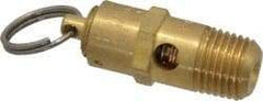 Kingston - 1/4" Inlet, ASME Safety Relief Valve - 100 Max psi, Brass - Americas Industrial Supply