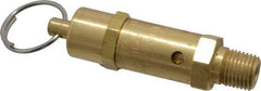 Kingston - 1/4" Inlet, ASME Safety Relief Valve - 150 Max psi, Brass - Americas Industrial Supply