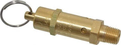 Kingston - 1/4" Inlet, ASME Safety Relief Valve - 200 Max psi, Brass - Americas Industrial Supply