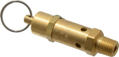 Kingston - 1/4" Inlet, ASME Safety Relief Valve - 300 Max psi, Brass - Americas Industrial Supply