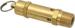 Kingston - 1/2" Inlet, ASME Safety Relief Valve - 150 Max psi, Brass - Americas Industrial Supply