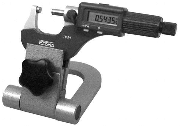 Fowler - Micrometer Stand - Use with Any Micrometer - Americas Industrial Supply