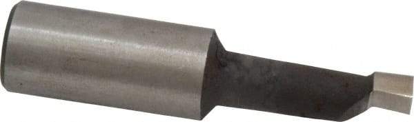 Interstate - 1/2" Min Bore Diam, 1-1/2" Max Bore Depth, 3/4 Shank Diam, Boring Bar - Right Hand Cut, Cobalt, Bright Finish - Exact Industrial Supply