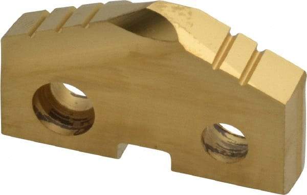 Allied Machine and Engineering - 1-1/32" Diam x 3/16" Thick, Seat Code 2, 132° Included Angle Spade Drill Insert - TiN Coated, Cobalt, Series T-A - Americas Industrial Supply